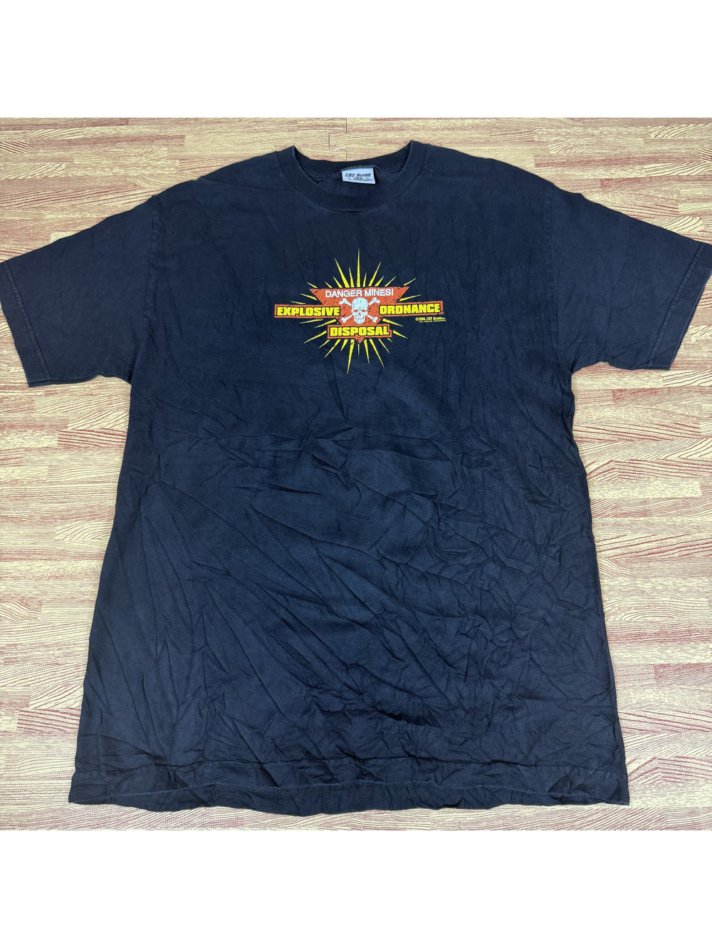 762 Design Explosive Ordnance Disposal T Shirt Black